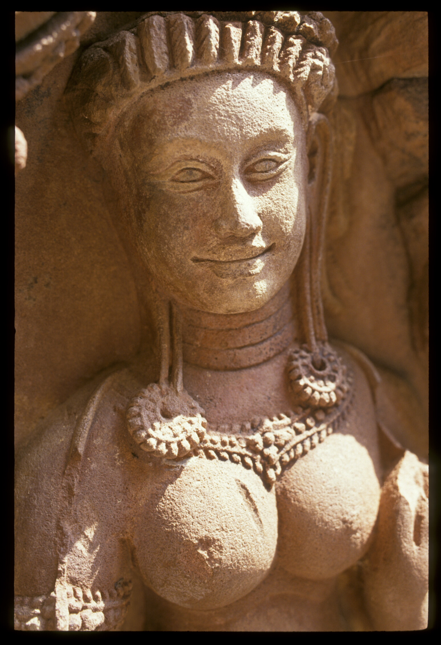 An apsara bas relief at Angkor Wat, Cambodia