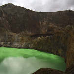 Mount Kelimutu on Flores Island, Indonesia