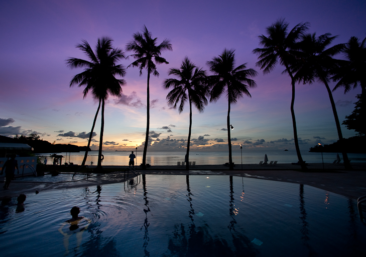 Blue Sunset (Palau) © Mark Downey