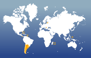 Ethical Destinations - map of winners
