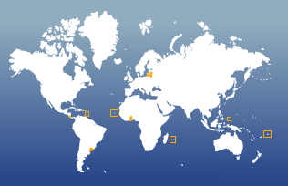 Ethical Destinations - map of winners