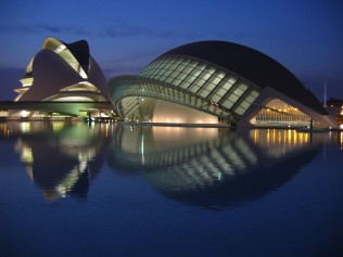 $1.5 billion City of Arts and Sciences museum complex in Valencia, Spain